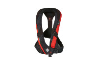 Baltic Poseidon 165N automatisch reddingsvest met harnas zwart-rood